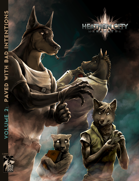 Heathen City Vol. 2 Cover (by Kaji)