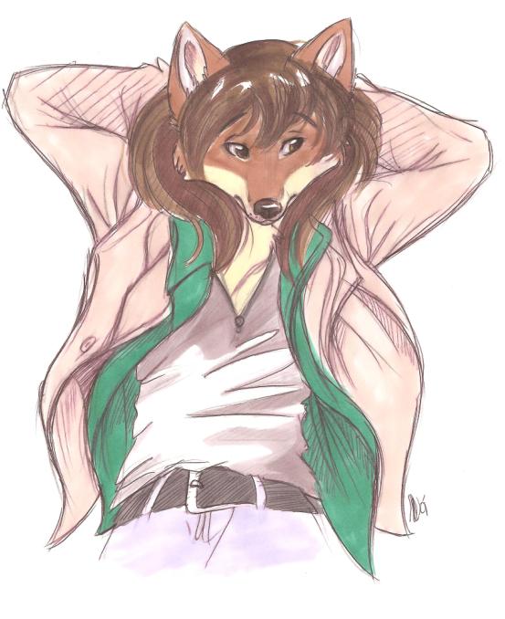 A relaxed yet Inquisitive Liowolf