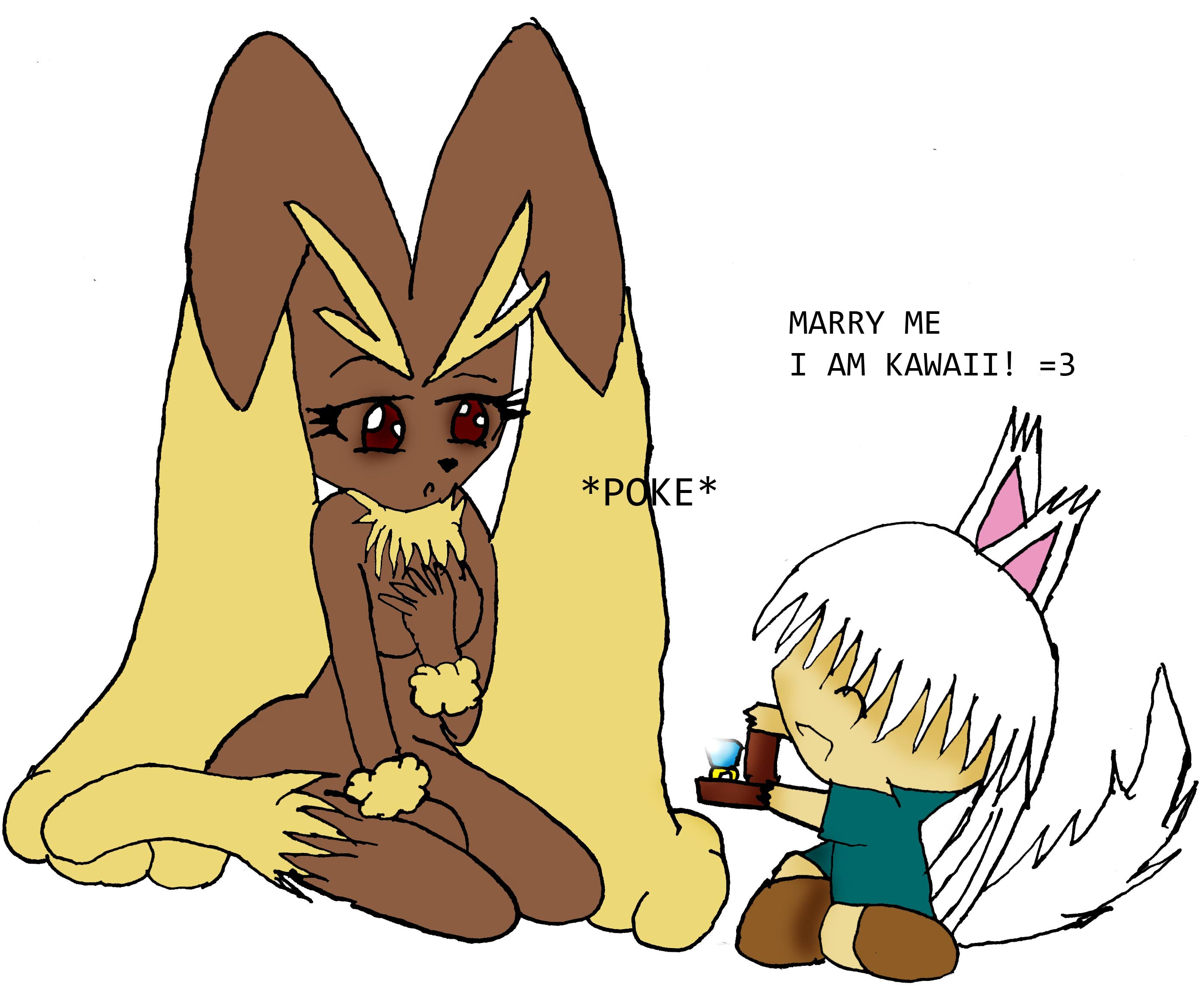 Lopunny and a ring