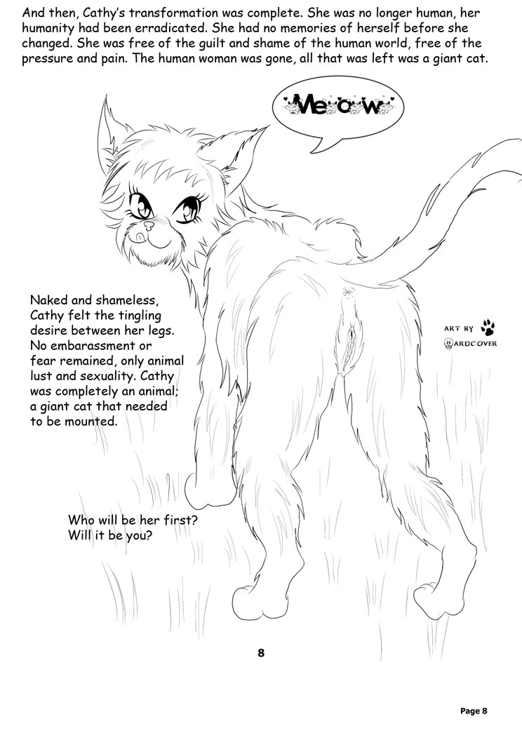 Cathy's Cat Transformation 8 (Human F>F Cat)