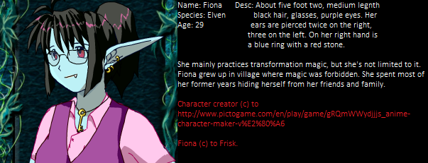 Fiona, The Elf
