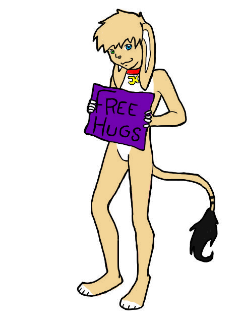 Free hugs by Lunadarkheart
