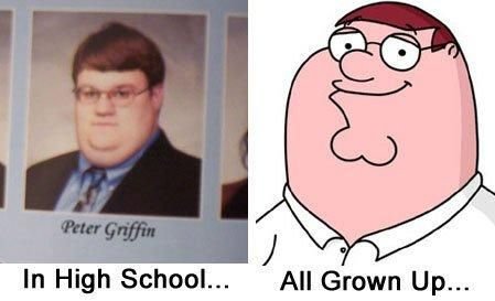 peter griffin high school