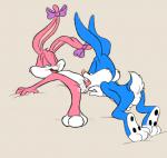 babs bunny tiny toons buster bunny lick