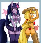 Twilight And Applejack's Sexy Clothes